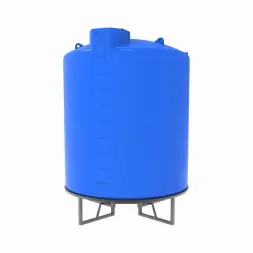 Емкость TOR 10000 л под плотность до 1,5 г/см3 синяя на основании для полного слива F