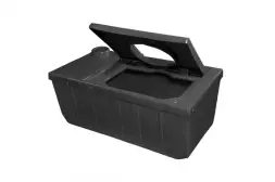 МТК в СБОРЕ Стандарт (2.5) бак со стульчаком и откидной крышкой, цвет синий