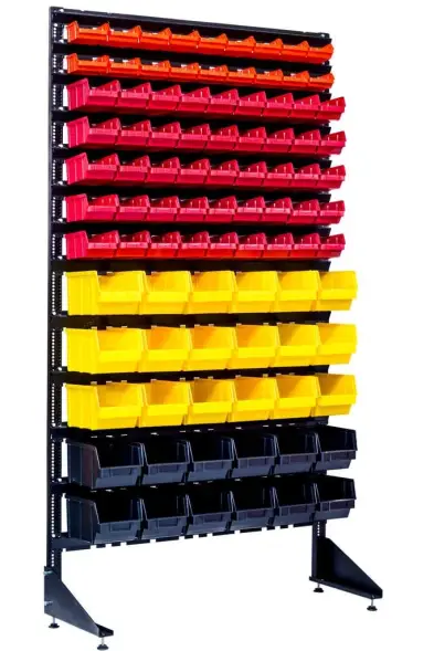 Стеллаж с пластиковыми ящиками 1801-2/5/5 G-Z