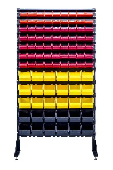 Стеллаж с пластиковыми ящиками 1801-2/5/5 G-Z