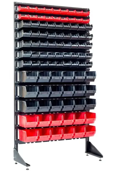 Стеллаж с пластиковыми ящиками 1801-2/5/5 G-Z