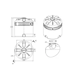 Емкость для хранения жидких минеральных удобрений (КАС, ЖКУ и др) 5500 TR с откидной крышкой красный