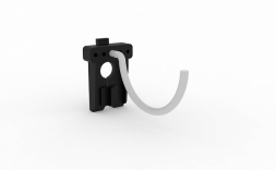 Крючок ДВК круглый 90 мм