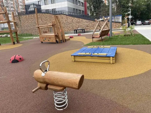 Качалка на пружине HARDWOOD «Гарленд»