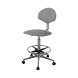 Кресло высокое медицинское КР12-В (обивка) серое [10710]