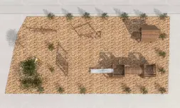 Средняя детская площадка 134,2 м2 №8