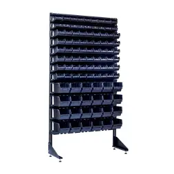 Стеллаж с пластиковыми ящиками 1801-2/6/4 СH