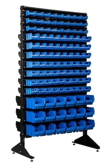 Стеллаж с пластиковыми ящиками 1802-3/7/3 CH-S