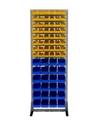 Стойка Стелла-техник односторонняя D1-08-06-00 с ящиками, 2020х735 мм