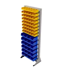 Стойка Стелла-техник односторонняя D1-08-06-00 с ящиками, 2020х735 мм