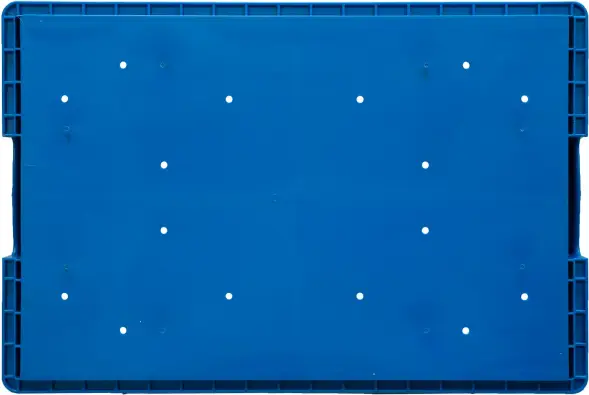 Ящик перфорированный 594x396x148 мм, 25,3 л, голубой