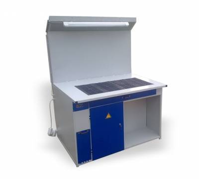 Стол сварщика СCК с вытяжкой и пусковым управлением