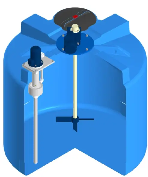 Насос Магна 24 вертикальный полупогружной