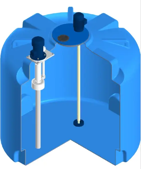 Насос Магна 24 вертикальный полупогружной