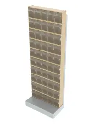 Стойка бежевая напольная Стелла-техник 404-00-00-10-B