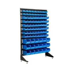Стеллаж с пластиковыми ящиками 1501-2/6/3 S