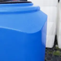 Емкость L 1000л под плотность до 1.5 г/см3 с откидной крышкой синяя