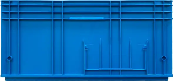 Ящик перфорированный 594x396x280 мм, 51 л, голубой