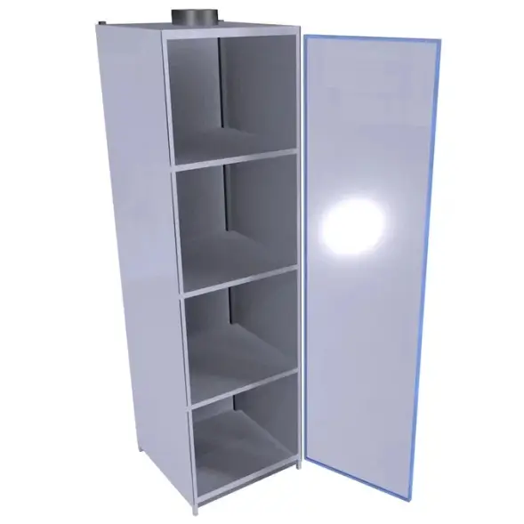 Шкаф для аккумуляторов ШМА-01-02 520x540x1870 мм Синий