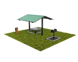 Мангальная зона №6 на 8 мест