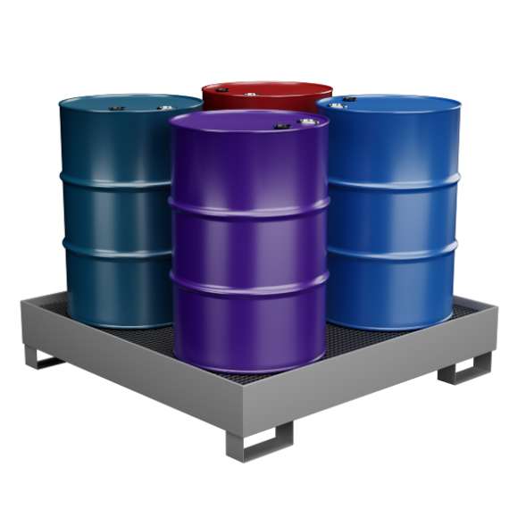Поддон для хранения 4 бочек 1500х1500 [12213]