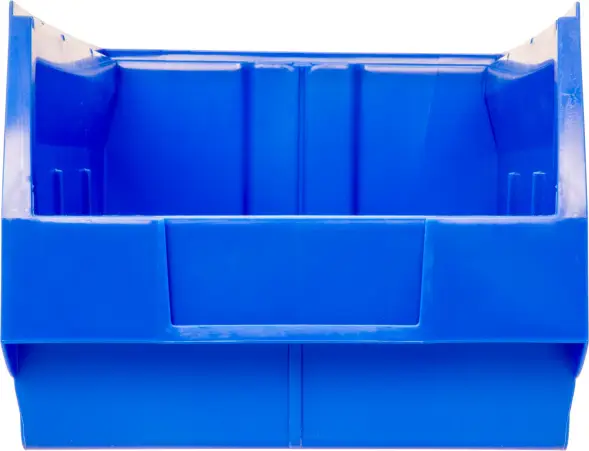 Ящик (лоток) пластиковый сплошной, 500x310x250 мм, 38.75 л, синий [5006]