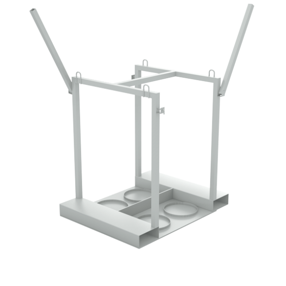 Контейнер (палета) для 4 пропановых газовых баллонов [10314]