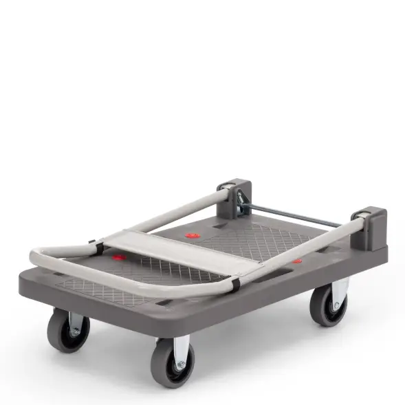 Тележка грузовая платформенная FW-150П со складной ручкой