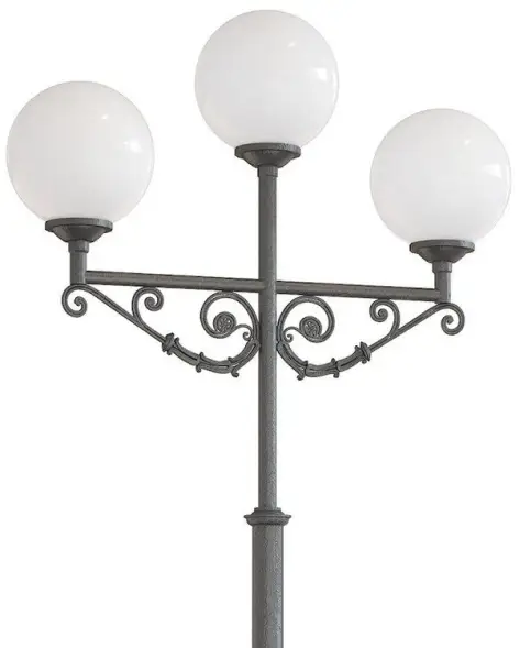 Фонарный столб А-12-3 со светильниками 4,631 м