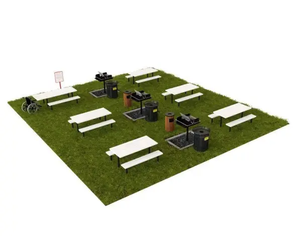 Мангальная зона №2 на 37 мест