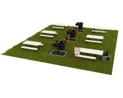 Мангальная зона №2 на 37 мест