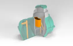 Насосный отсек черный