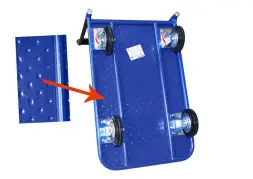 Тележка платформенная Стелла-техник КП-350-125-И, 600х1200мм