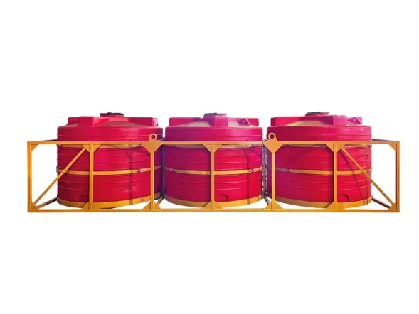 Кассета с низкими емкостями 18000 л (3х6000 л) пласт. краны