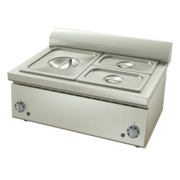 2-х секционный мармит для вторых блюд [10517]