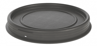 Крышка для пластиковой бочки, 127 л, черный [КБП127/04]