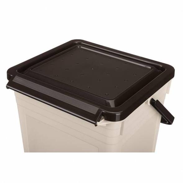 Контейнер для мусора, 8л, светло-бежевый