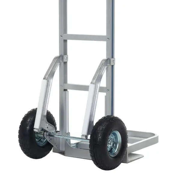 Тележка алюминиевая 2-х колесная с откидной полкой FW-88А