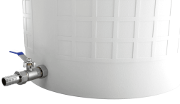 Бочка пластиковая садовая для дождевой воды и полива, 300л, белый [383]