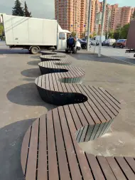 Модульная скамейка «Экополис Комби-2»