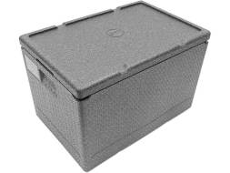 Термобокс пенополипропиленовый с крышкой STP Light, 600х400х400 мм, 60 л, 30 кг/м3