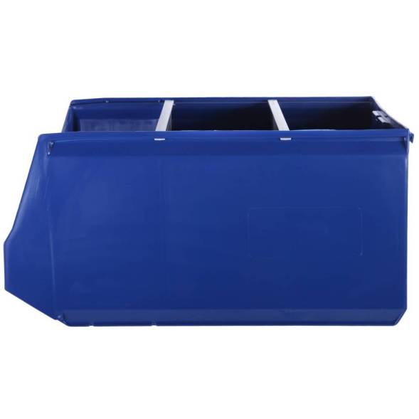 Складской лоток для метизов, мелочей и деталей Logic Store®, 500х300х250 мм, синий [12.407]