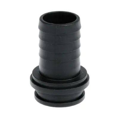 Штуцер G2 прямой с елкой для барашковой гайки пластик Италия