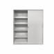 Шкаф-купе металлический архивный односекционный с 4-мя полками 2000х1200х450 мм (FC-G6 1200)