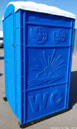 Туалетная кабина «СТАНДАРТ КК» с деревянным поддоном