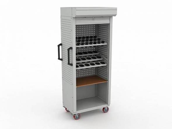 Тележка для инструмента к станкам с ЧПУ ДВК CAR-TOOL TV-1.2 (закрытая)