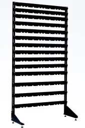 Стеллаж с пластиковыми ящиками 1801-2/8/3 CH-G