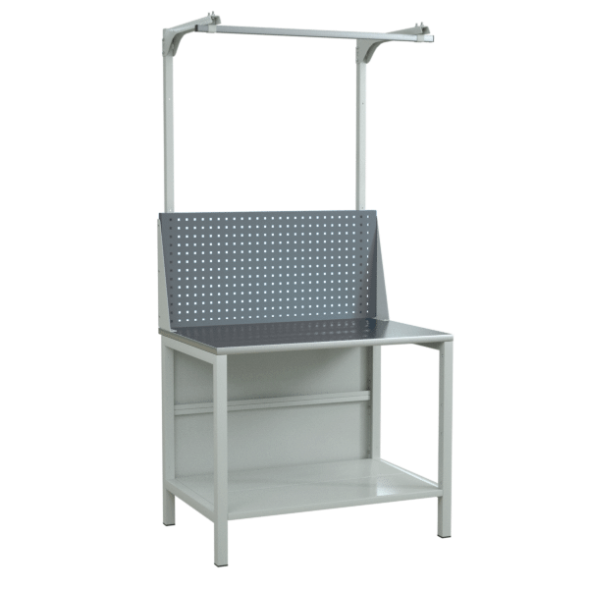 Верстак 1000 с экраном с консолями [13620]