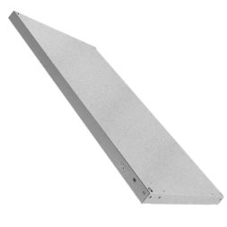 Полка металлическая для стеллажей Практик MS U 120х50, 1200x500 мм, серебристый [S24799305358]