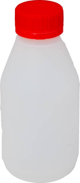 Бутыль пластиковая 0,25 литра с пробкой